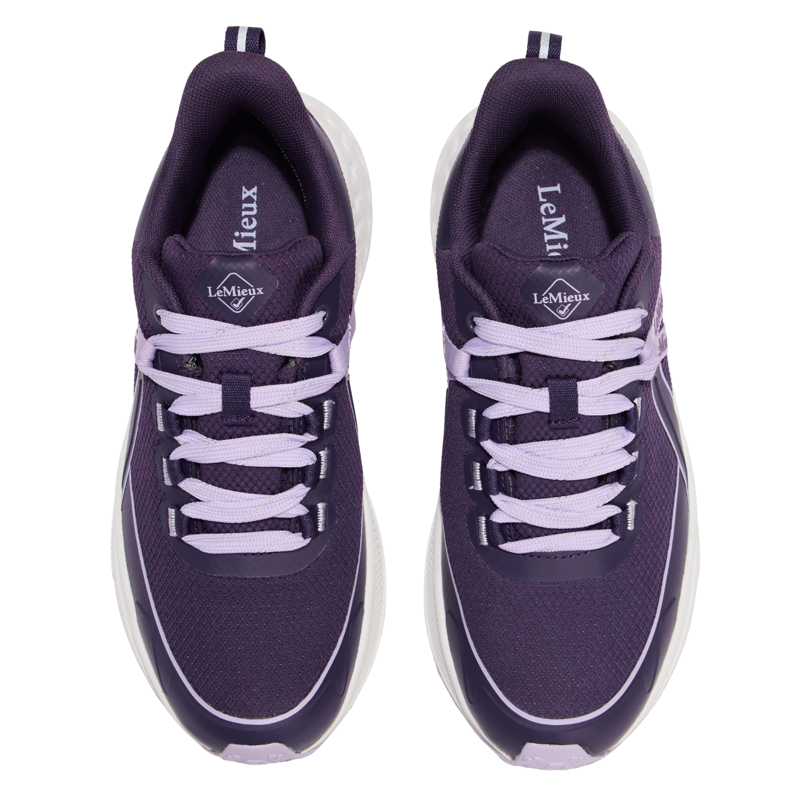 LeMieux Youth Trax Viva Waterproof Trainer in Juniper/Lilac-5